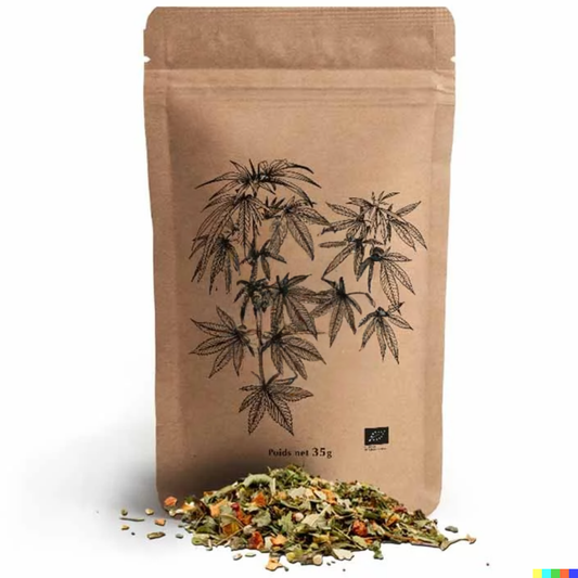 No Stress Tisane Mélisse et merveilles CBD Bio (35g)